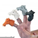 Fun Express Vinyl Horse Finger Puppets Toys Character Toys Finger Puppets 12 Pieces  B0037MJ3PG